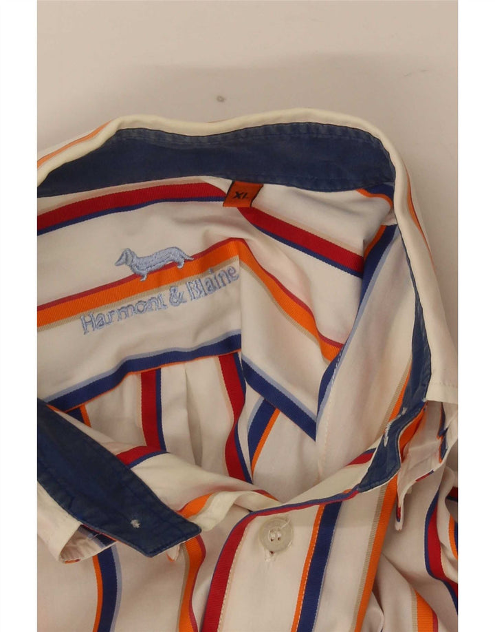 Harmont & Blaine Herreskjorte XL Hvidstribet