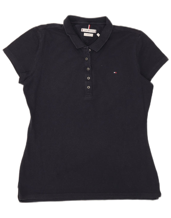 Polo da donna slim fit Tommy Hilfiger UK 18 XL blu navy