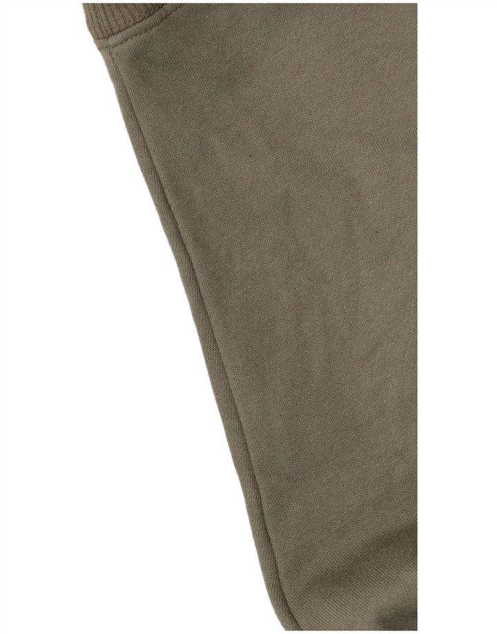 Topshop Womens Oversized Hoodie Jumper UK 16 Large Khaki Polyester
