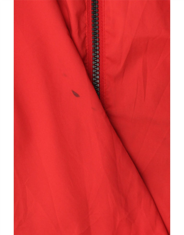 Jachetă de ploaie Adidas Clima Proof pentru bărbați UK 42 XL Poliester color bloc roșu