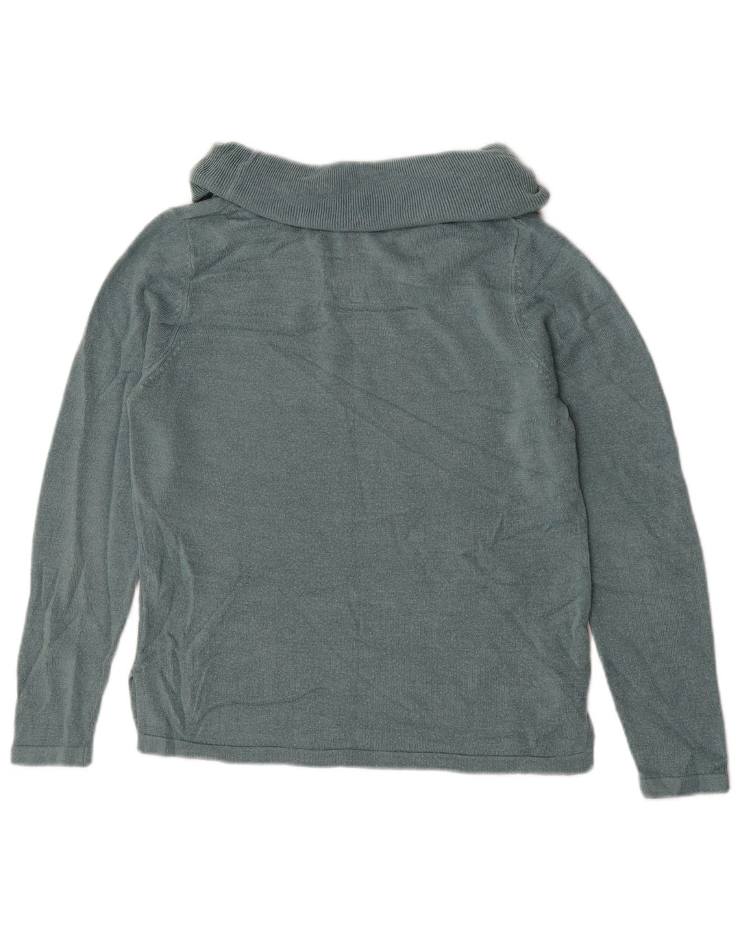 Maglione maglione a collo alto da donna Marks & Spencer UK 14 Verde medio