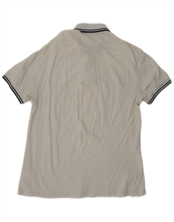 Fred Perry Mens Light and Stretch Polo Shirt Medium Blue Cotton