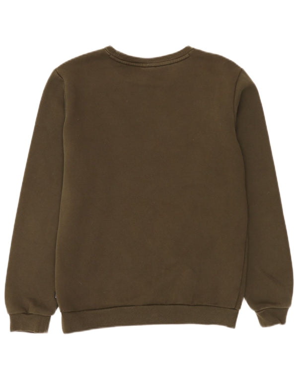 Puma Boys Graphic Sweatshirt Jumper 13-14 Years Khaki