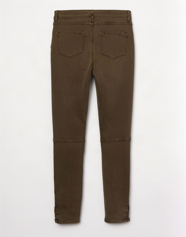 Jeans skinny da donna Zara EU 38 Small W28 L27 Khaki Lyocell