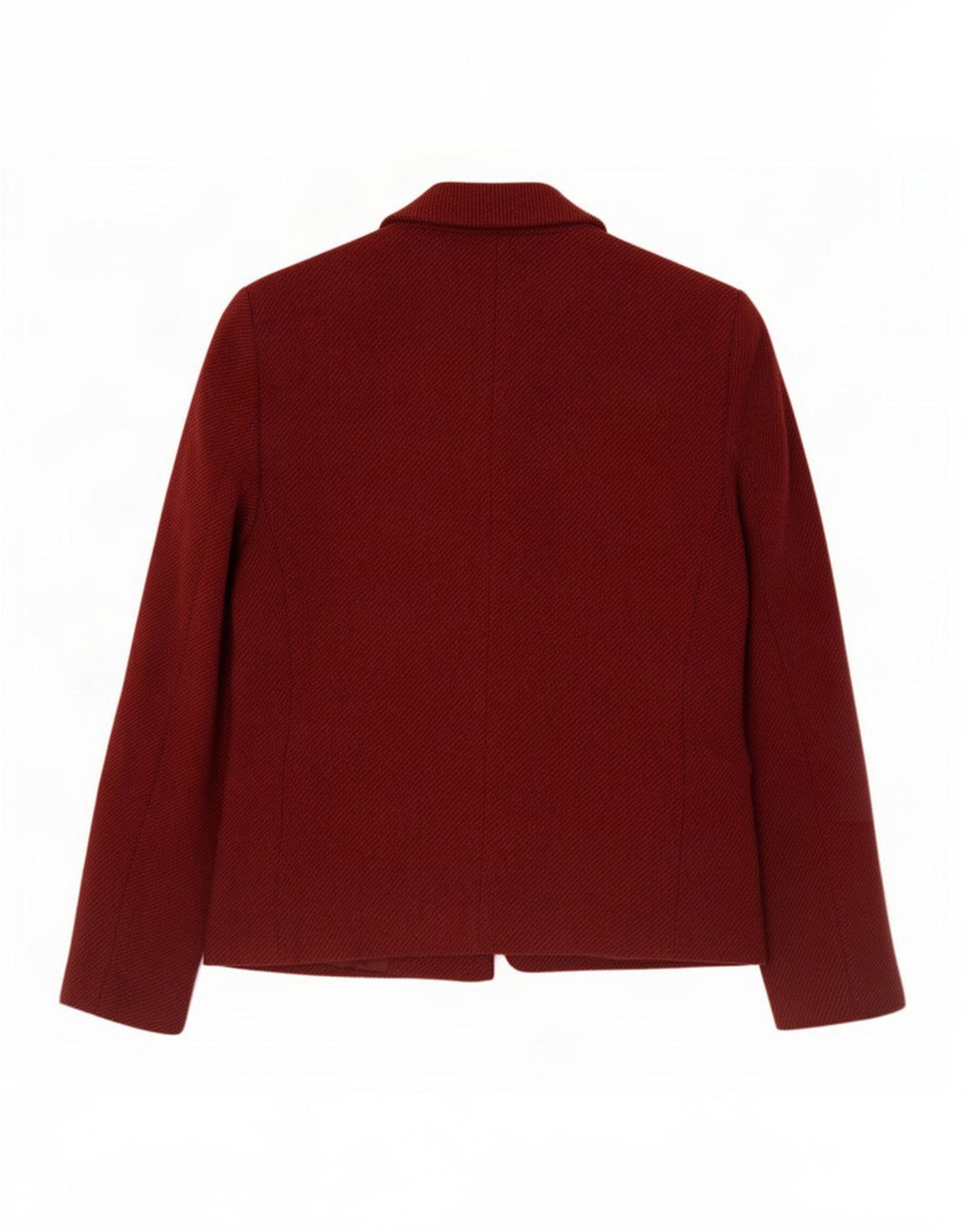 Marks & Spencer Womens Petite 4 Button Blazer Jacket UK 10 Small Burgundy