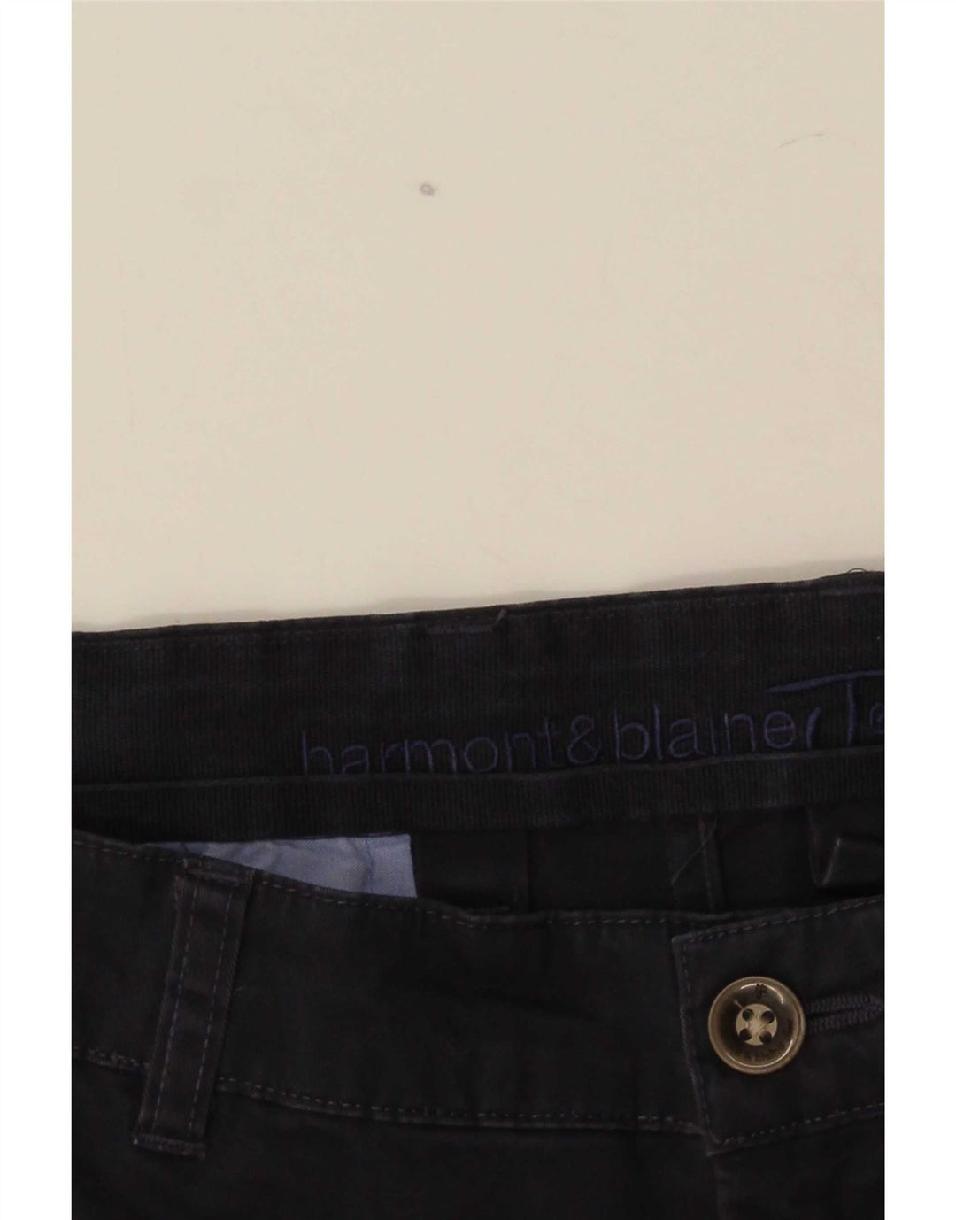 Harmont & Blaine Mens Chino Shorts W36 Large Navy Blue