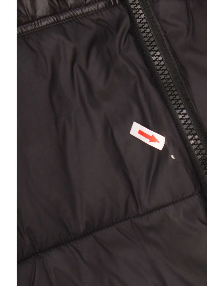 Fila Chaqueta acolchada para hombre UK 38 Medium Black Nylon
