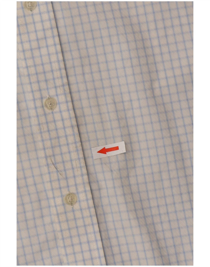 Pierre Cardin Chemise Homme Taille 41 16 Grand Coton à Carreaux Bleu