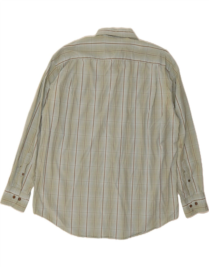 NAUTICA Mens Shirt XL Green Check Cotton Vintage Nautica and Second-Hand Nautica from Messina Hembry 