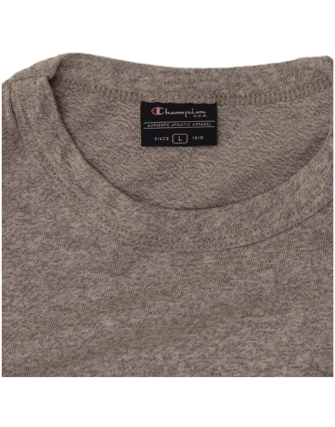 T-shirt da uomo Champion Top grande grigia