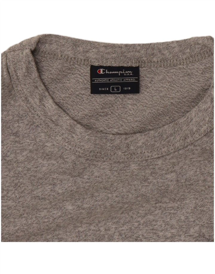 T-shirt da uomo Champion Top grande grigia