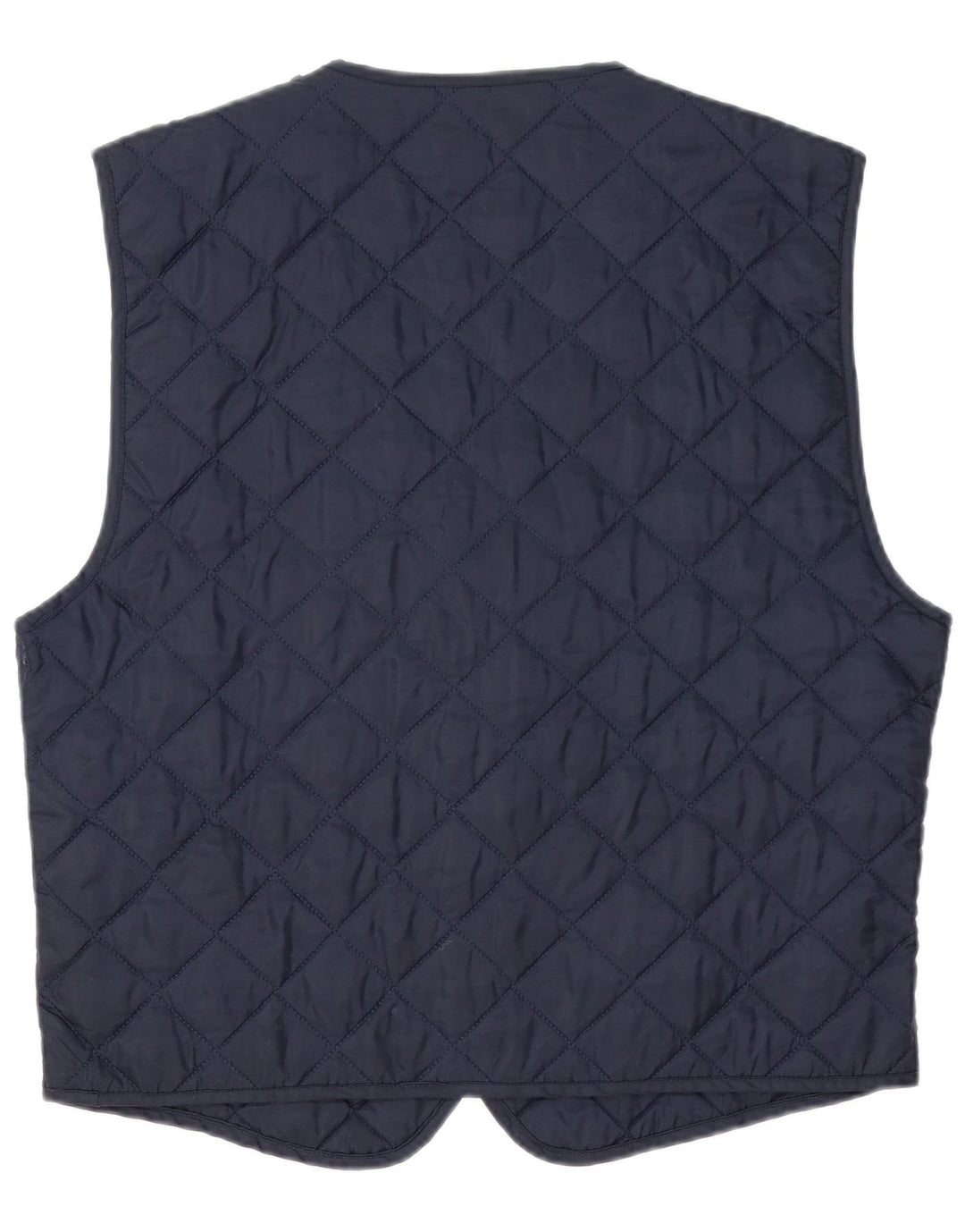 SPALDING Mens Quilted Gilet UK 42 XL Navy Blue