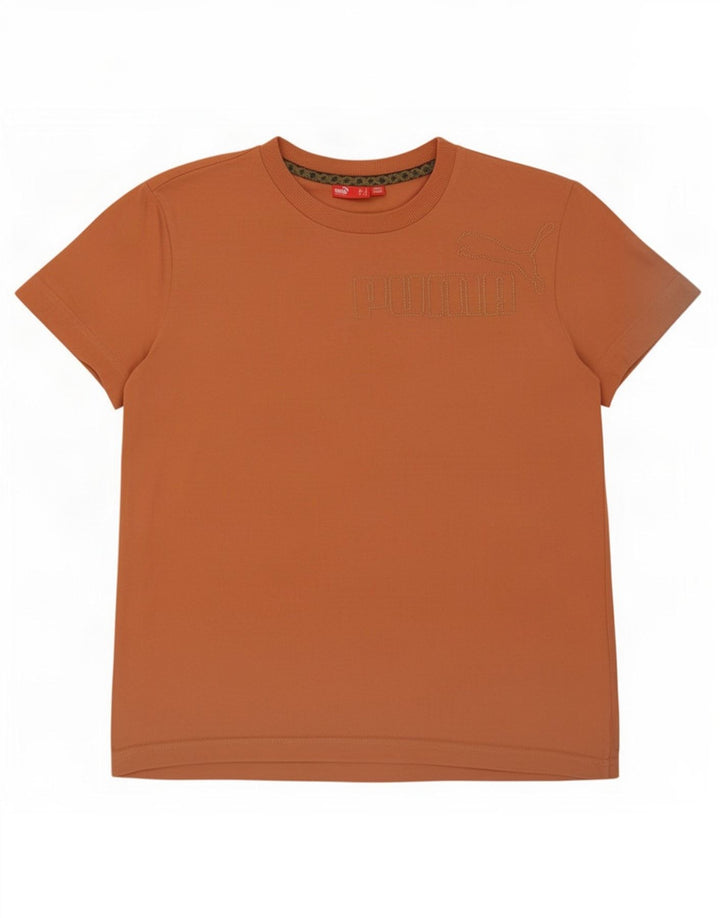 Puma T-shirt graphique pour homme, grand, orange