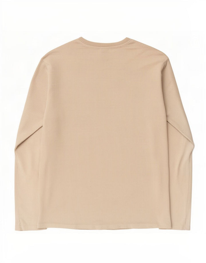 Zara Mens Top Long Sleeve XL Off White
