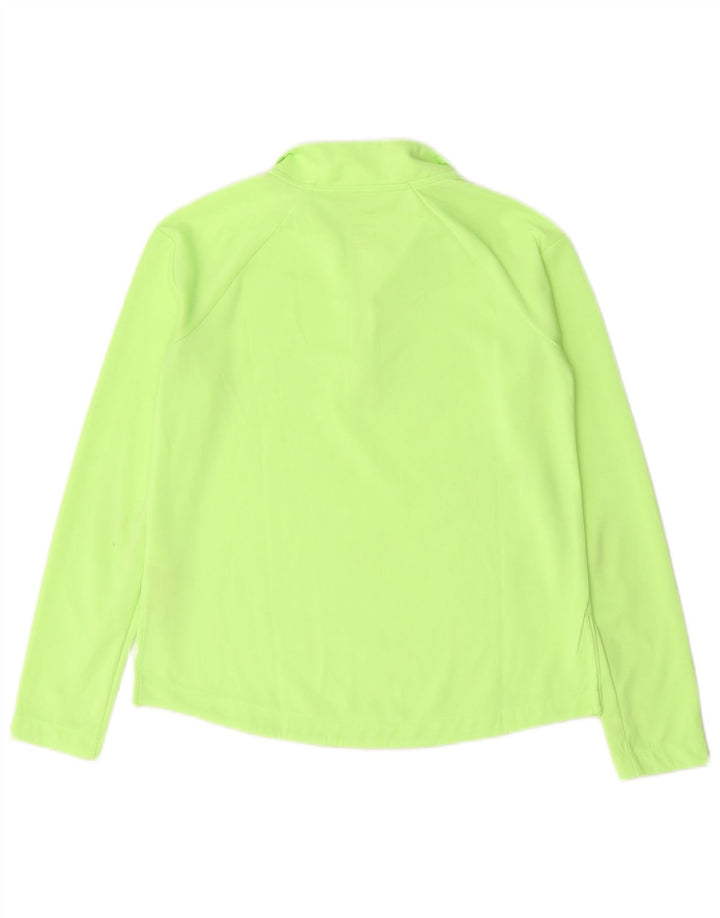 Nike Boys Dri Fit Zip Neck Pullover Tracksuit Top 13-14 Years Green