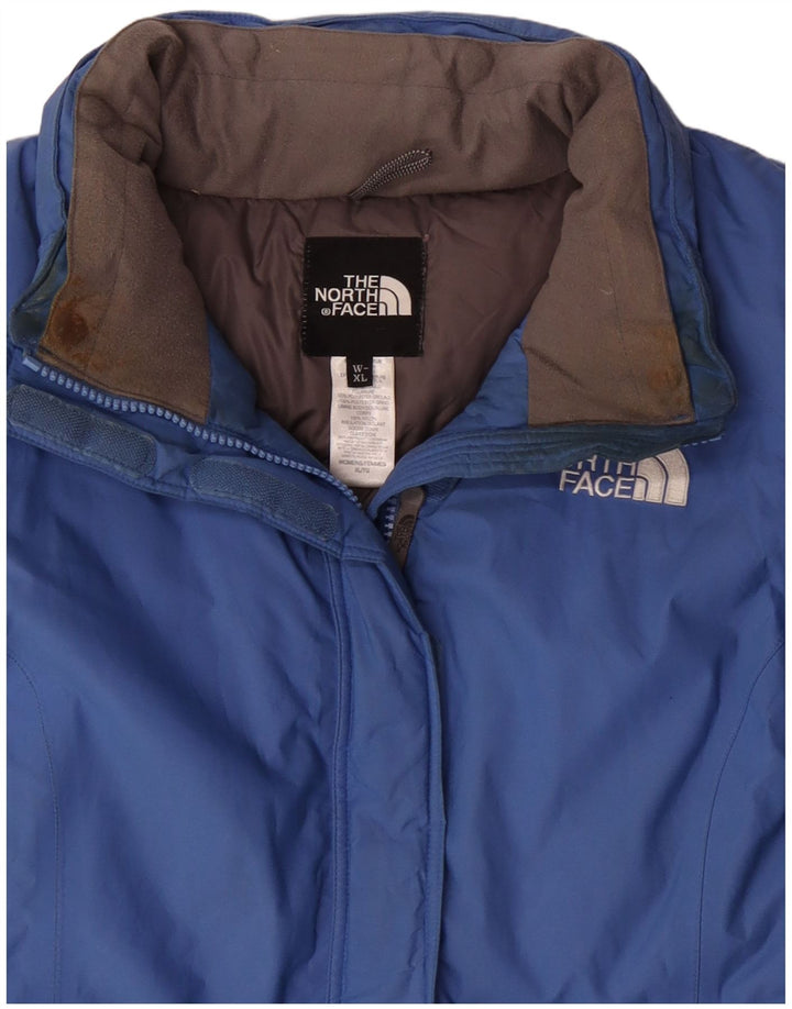 The North Face Womens Oversized Windbreaker Jacket UK 18 XL Blue Winter