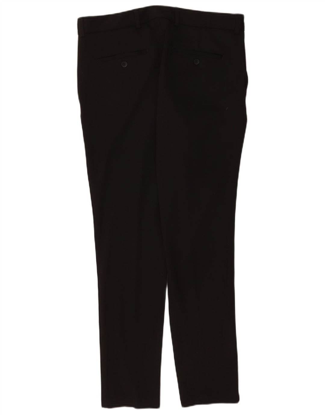 Jack & Jones Mens Marco Slim Chino Trousers W33 L30 Black Polyester