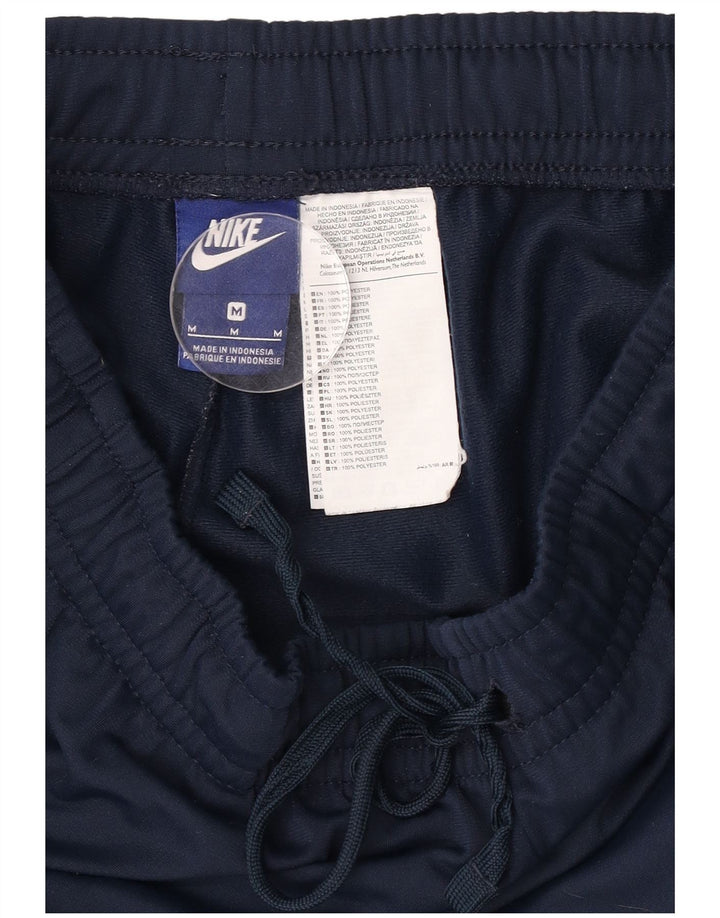 Nike Mens Tracksuit Trousers Joggers Medium Navy Blue Polyester