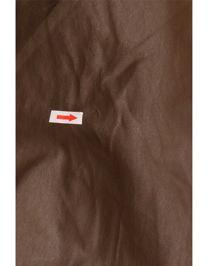 Vintage herre læderjakke IT 56 3XL Brun