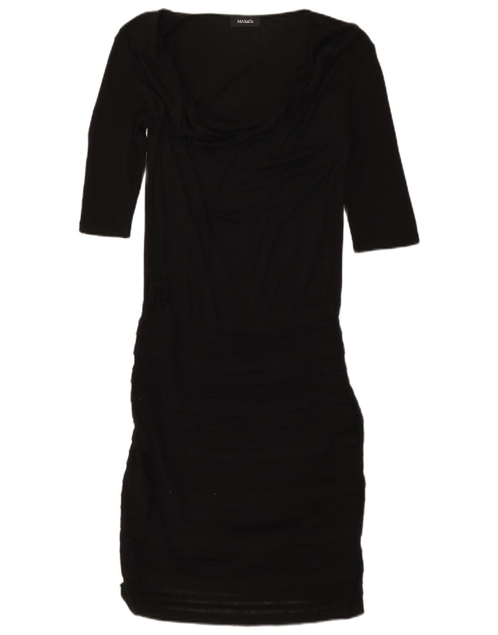 Max & Co. Abito a trapezio da donna con maniche a 3/4 UK 8 Small Nero
