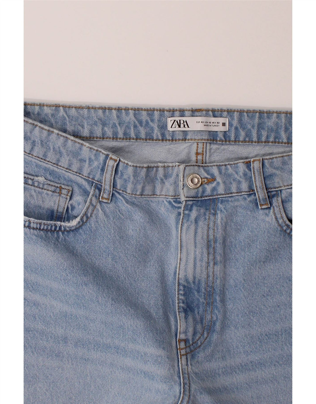 ZARA Womens Tapered Jeans EU 42 Large W32 L29 Blue Vintage Zara and Second-Hand Zara from Messina Hembry 