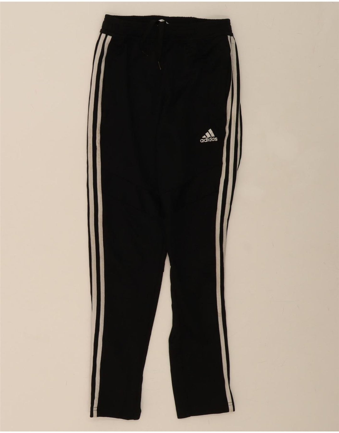ADIDAS Boys Tracksuit Trousers 11-12 Years  Black Polyester Vintage Adidas and Second-Hand Adidas from Messina Hembry 