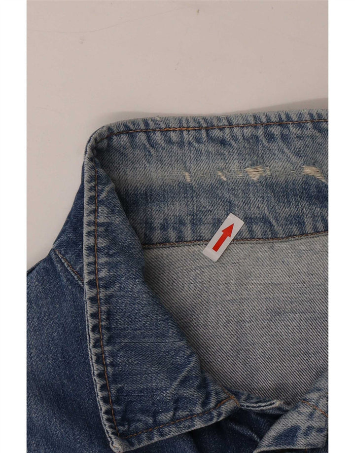 Rifle Mens Denim Jacket IT 48 Medium Blue Cotton