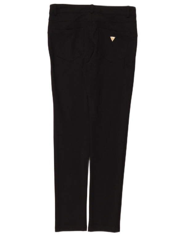 Guess Womens Slim Casual Trousers W28 L27 Black