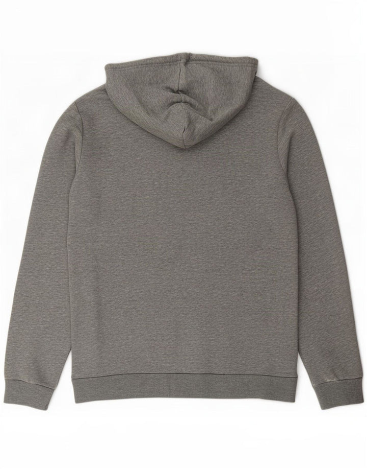 Puma Mens Graphic Hoodie Jumper Pequeno Cinza