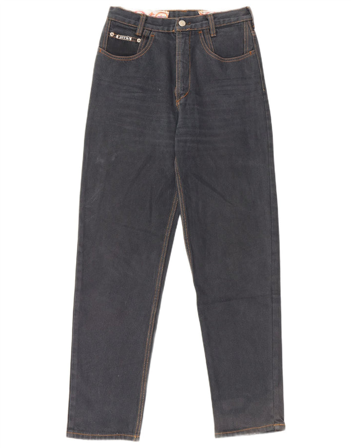 Ritt Womens Straight Jeans W26 L30 Navy Blue Cotton