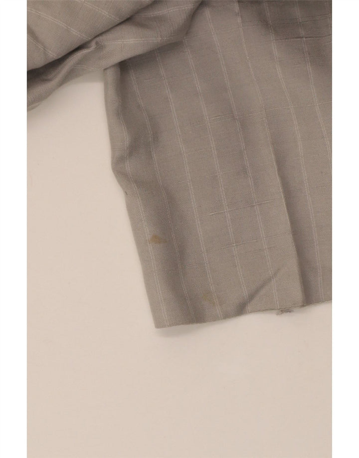 Vintage Mens 2 Piece Suit IT 50 Medium W30 L30 Grey Pinstripe Silk