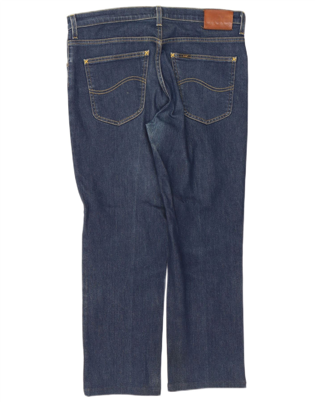 Lee Mens Straight Jeans W36 L27 Blue