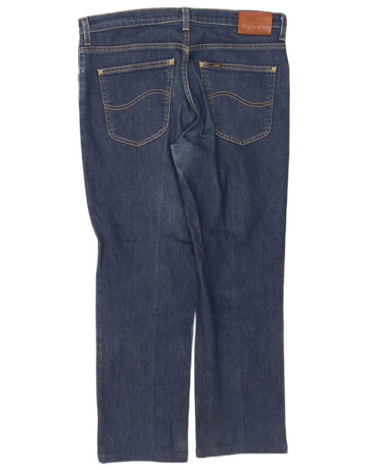 Lee Mens Straight Jeans W36 L27 Blue