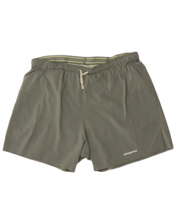Patagonia Womens Sport Shorts UK 14 Large Khaki Polyester