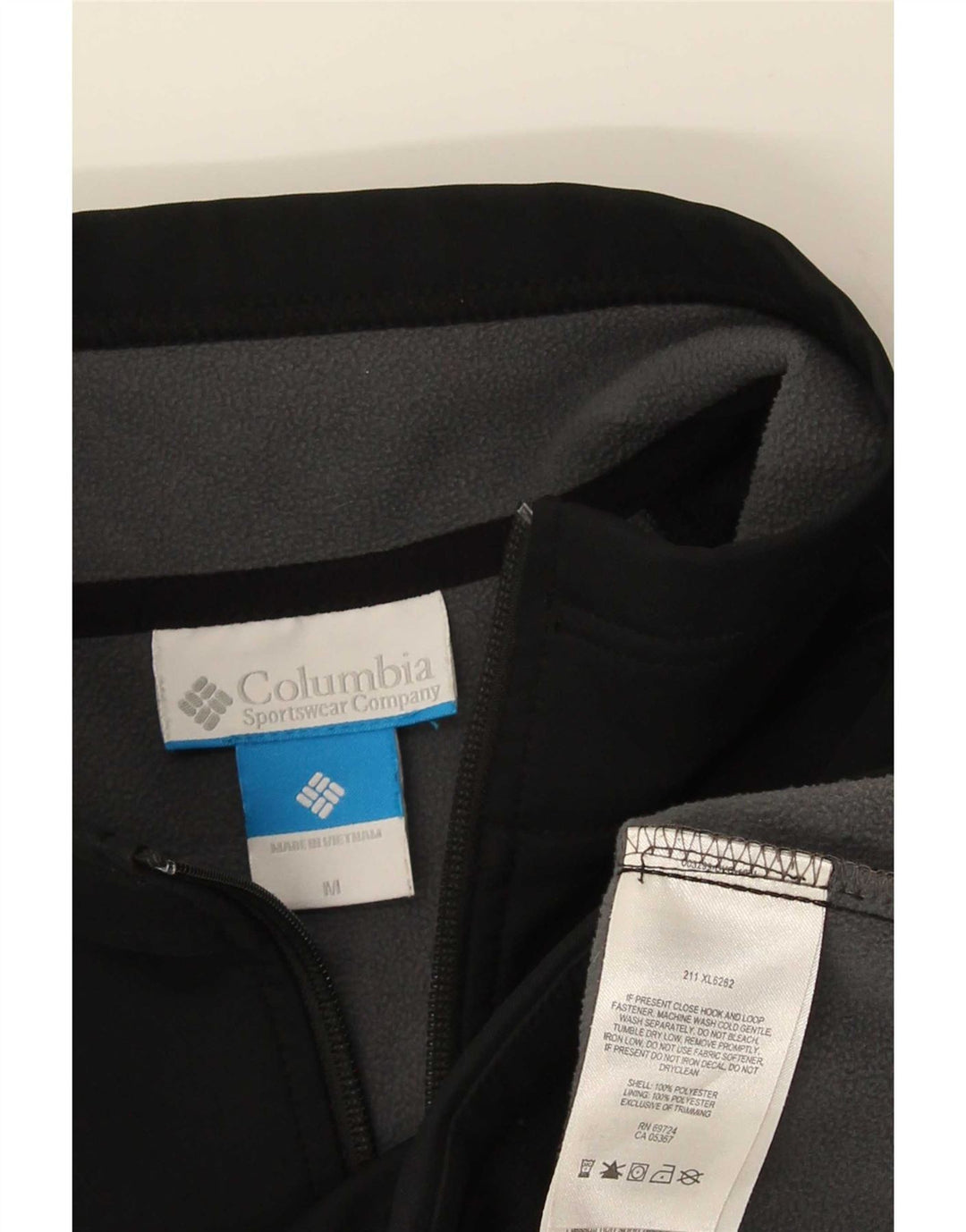 Giacca a vento da donna Columbia UK 14 poliestere nero medio