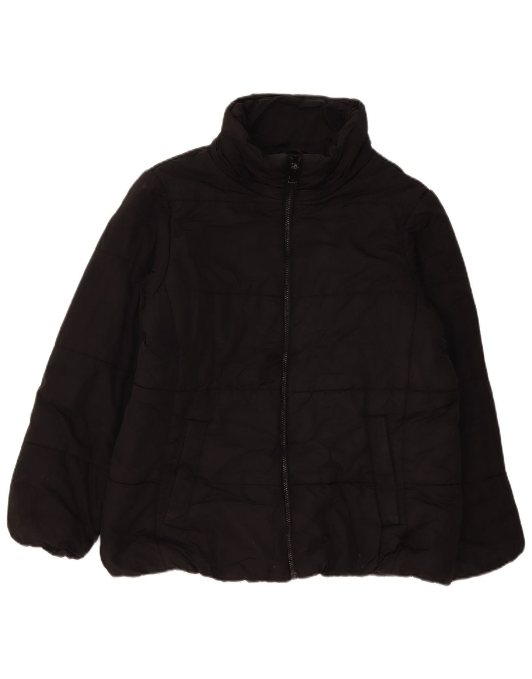 Marks & Spencer polstret jakke til kvinder UK 18 XL sort polyester