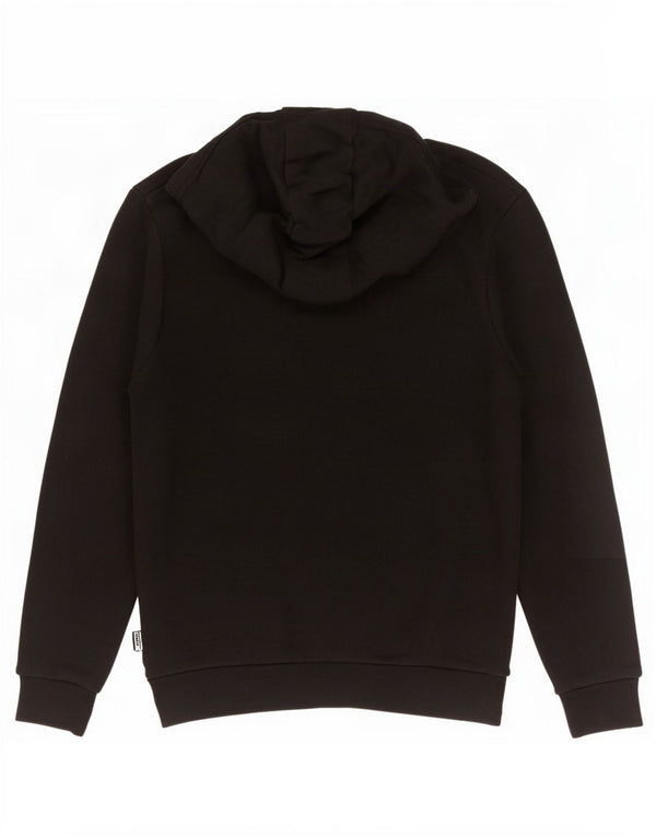 Fila Boys Graphic Hoodie Jumper 11-12 Years Black Cotton