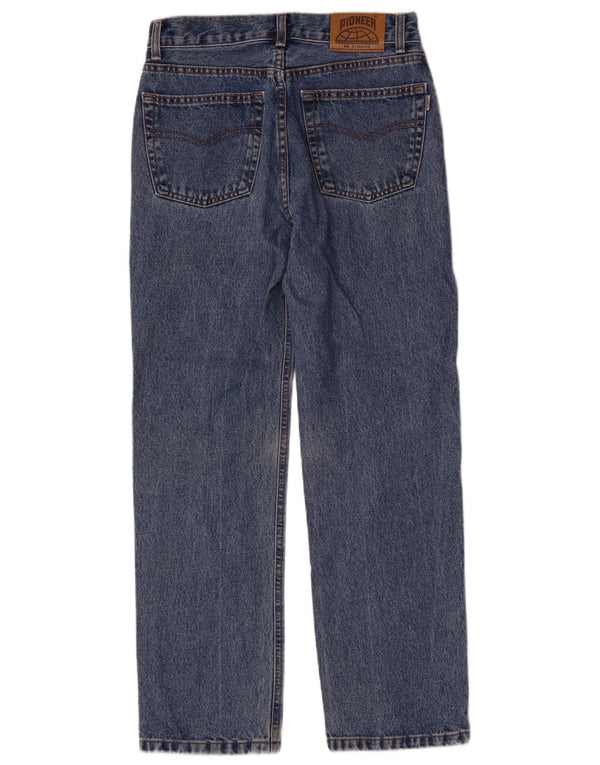 Pioneer Damen Straight Jeans W31 L30 Blaue Baumwolle