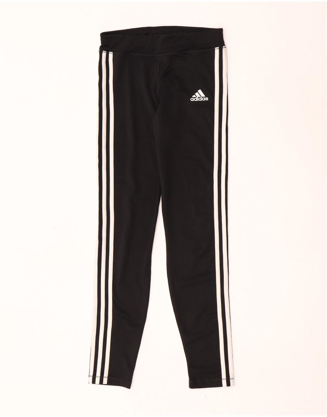 Adidas Girls Climalite Leggings 13-14 Years Large Black Polyester