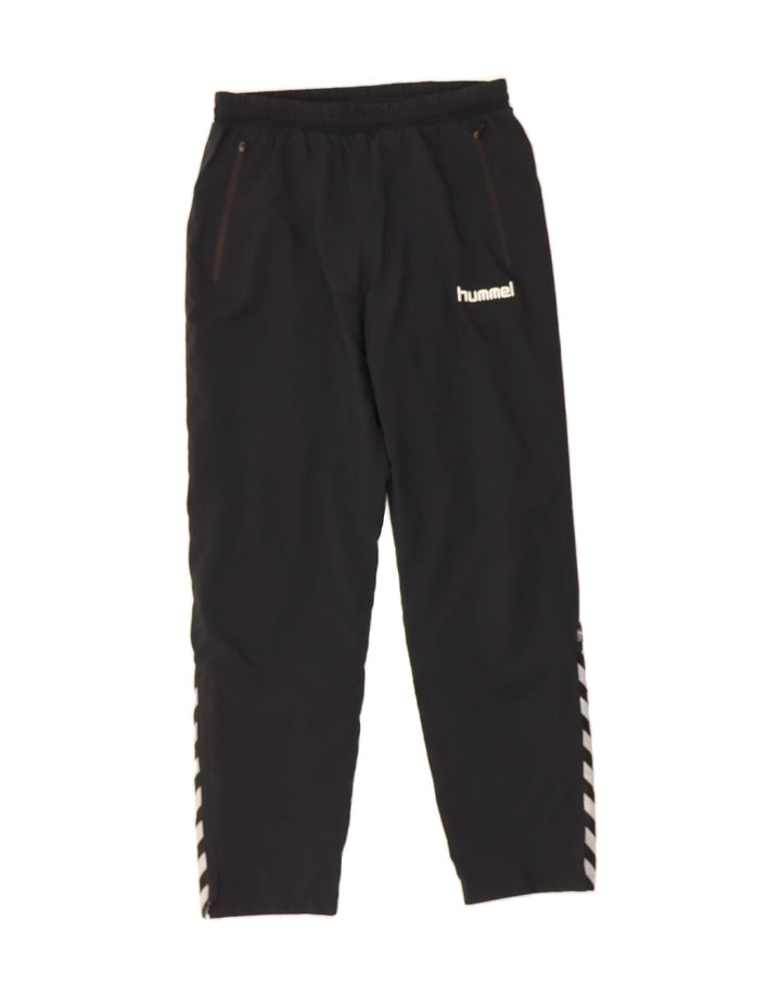 HUMMEL Mens Tracksuit Trousers Small  Black Polyester Vintage Hummel and Second-Hand Hummel from Messina Hembry 