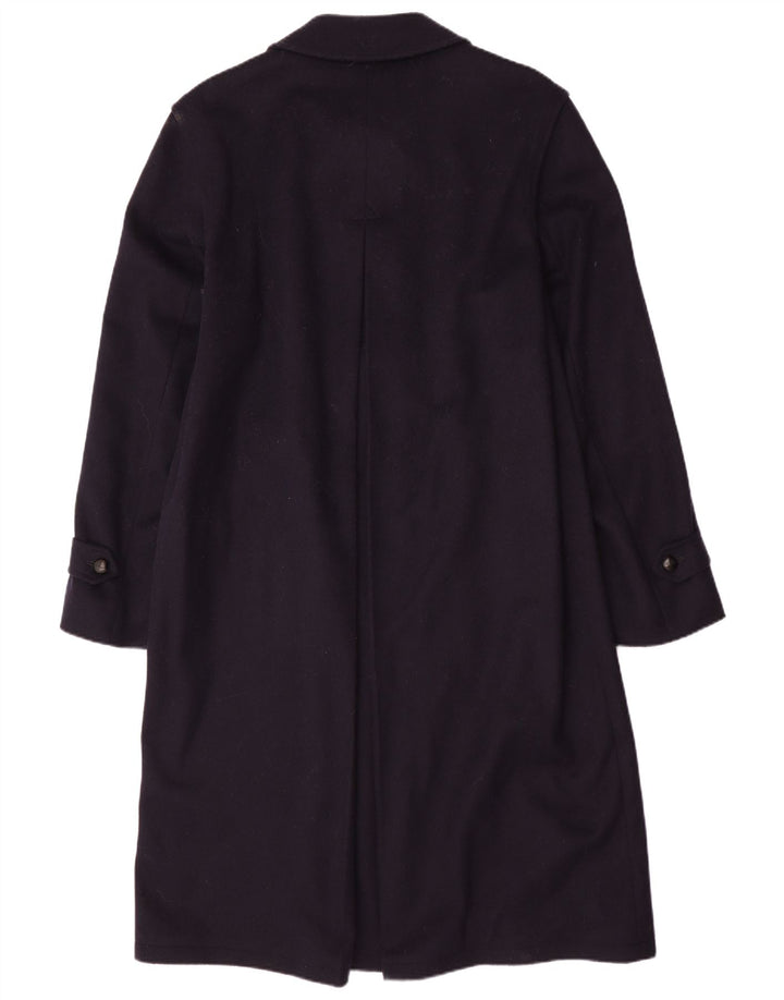 Pischl Mens Overcoat EU 50 Large Navy Blue Wool