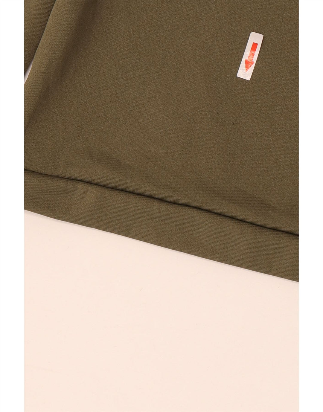 Nike Mens Dri Fit Top Long Sleeve XL Khaki Polyester