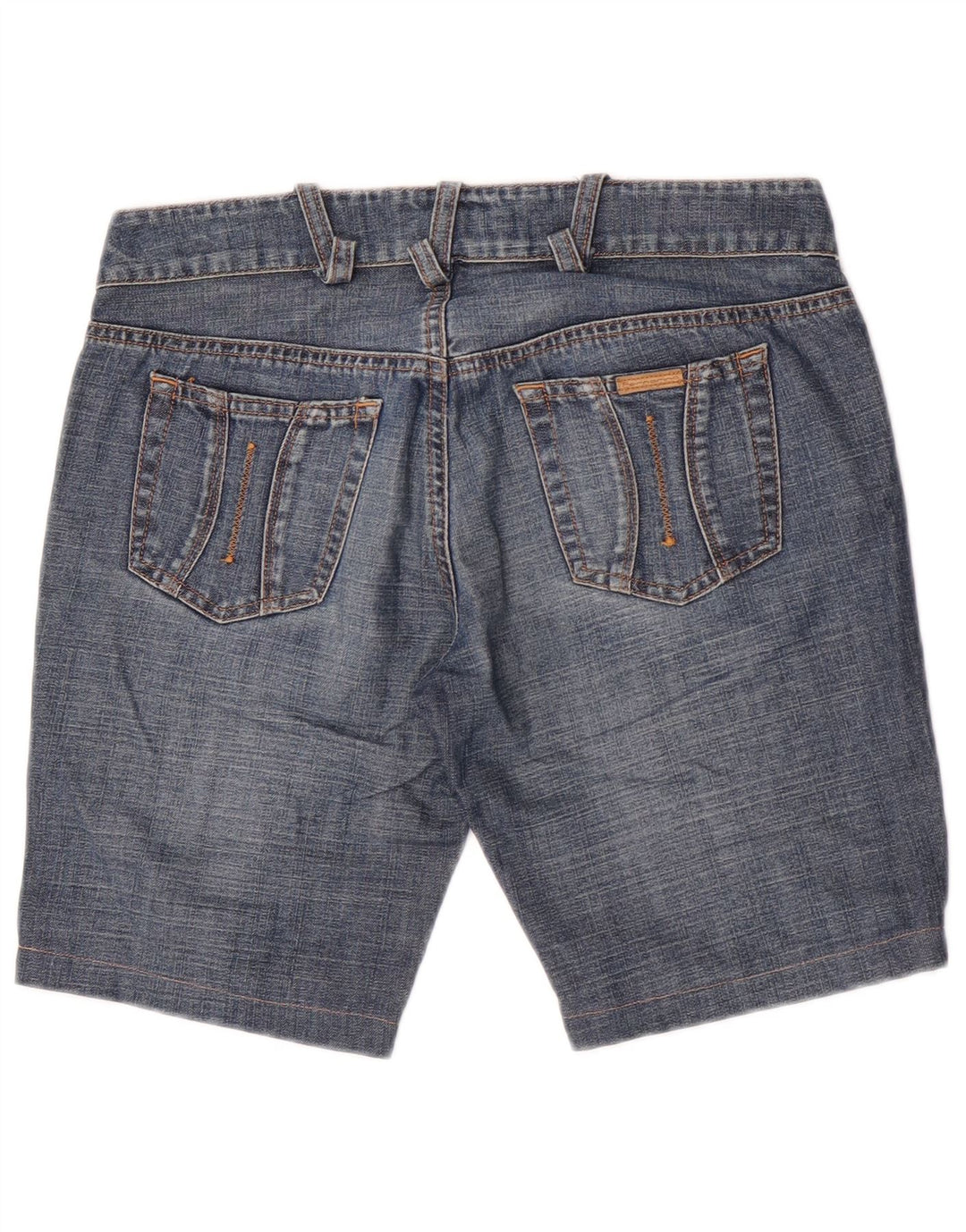 Fornarina Womens Denim Shorts W30 Medium Blue Cotton