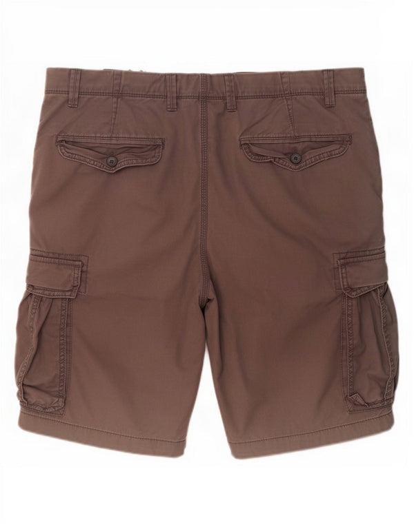 Shorts cargo masculino Marks & Spencer W36 grande algodão cinza