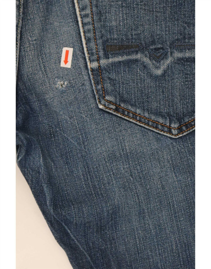 Diesel Mens Reyhan Bootcut Jeans W29 L32 Navy Blue Cotton