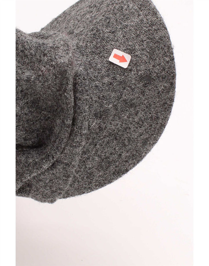 Gorra Plana Barbour Hombre Grande Gris Lana Clásica