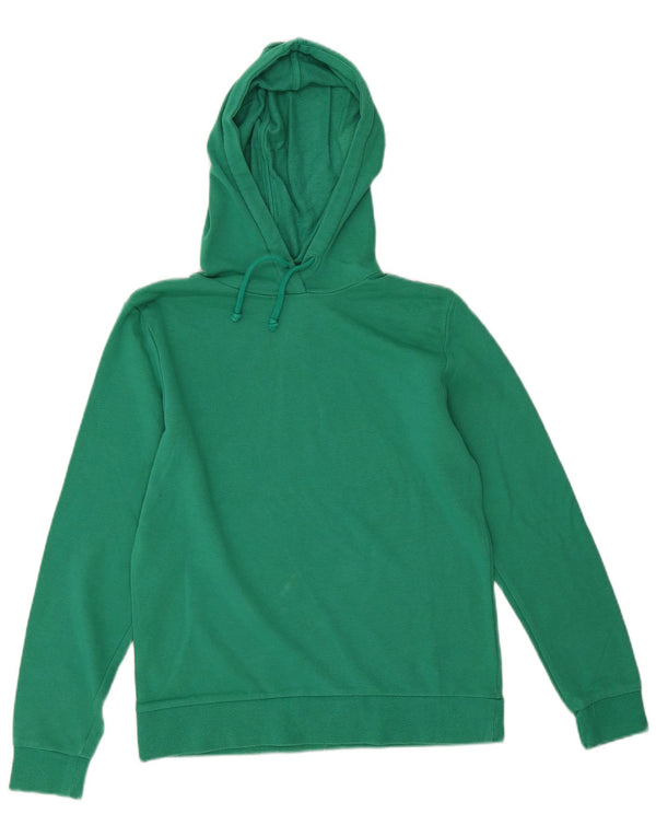 Marks & Spencer Damen Kapuzenpullover UK 10 Small Grüne Baumwolle
