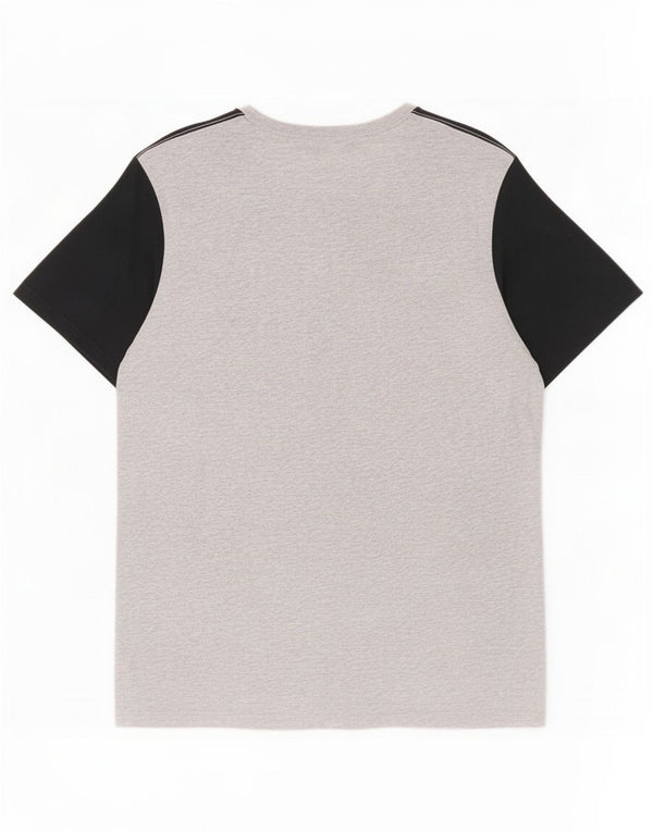 Converse T-shirt graphique pour hommes XL Gris Colourblock