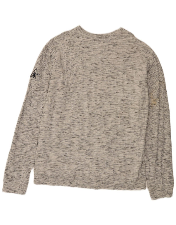 Maglia da uomo GAASTRA a maniche lunghe 3XL cotone chiazzato grigio