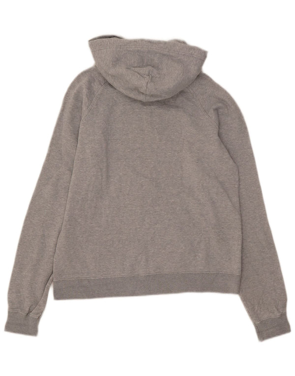 Maglione con cappuccio e zip da donna Champion UK 14 grande cotone grigio